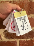 PVC Printed Cards x 28 Full Set