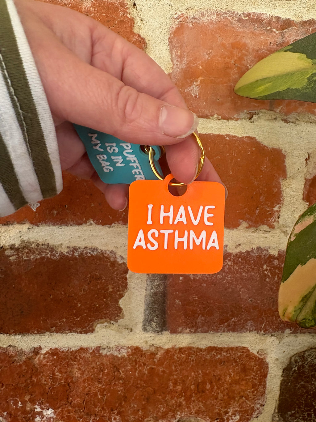 Asthma Keyring Talkies Set of 3 Tags