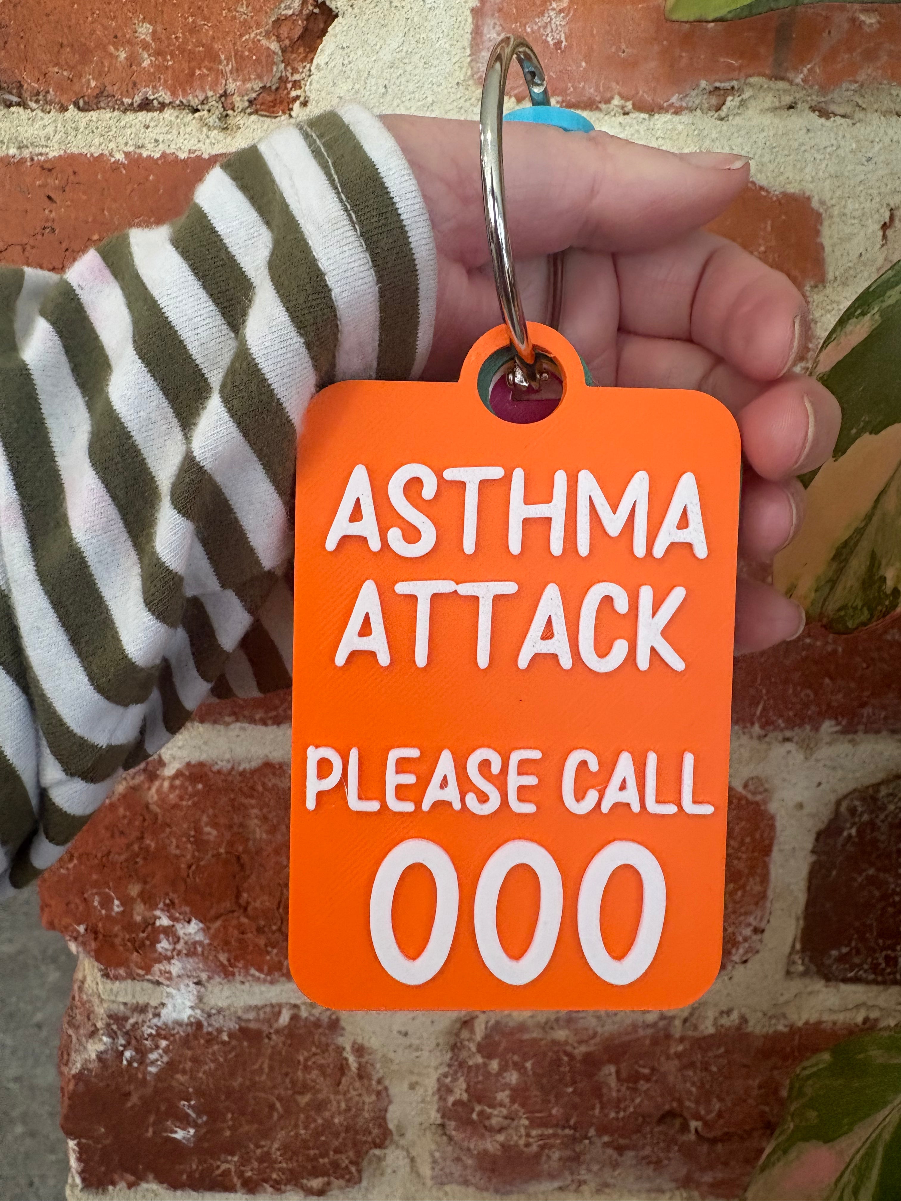 ASTHMA ATTACK 000 Individual TALKIES Card