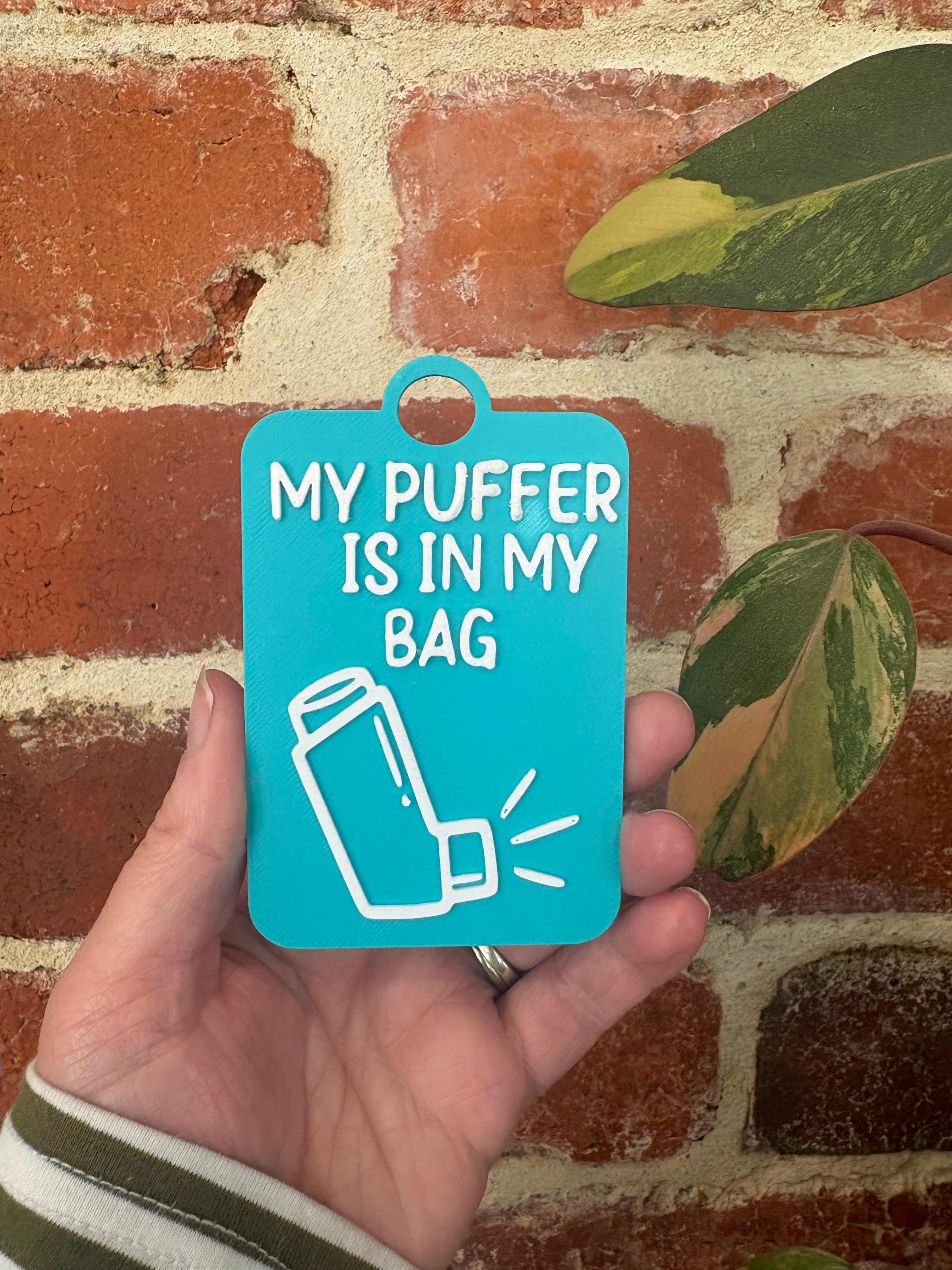 My Puffer Is In My Bag Individual TALKIES Card