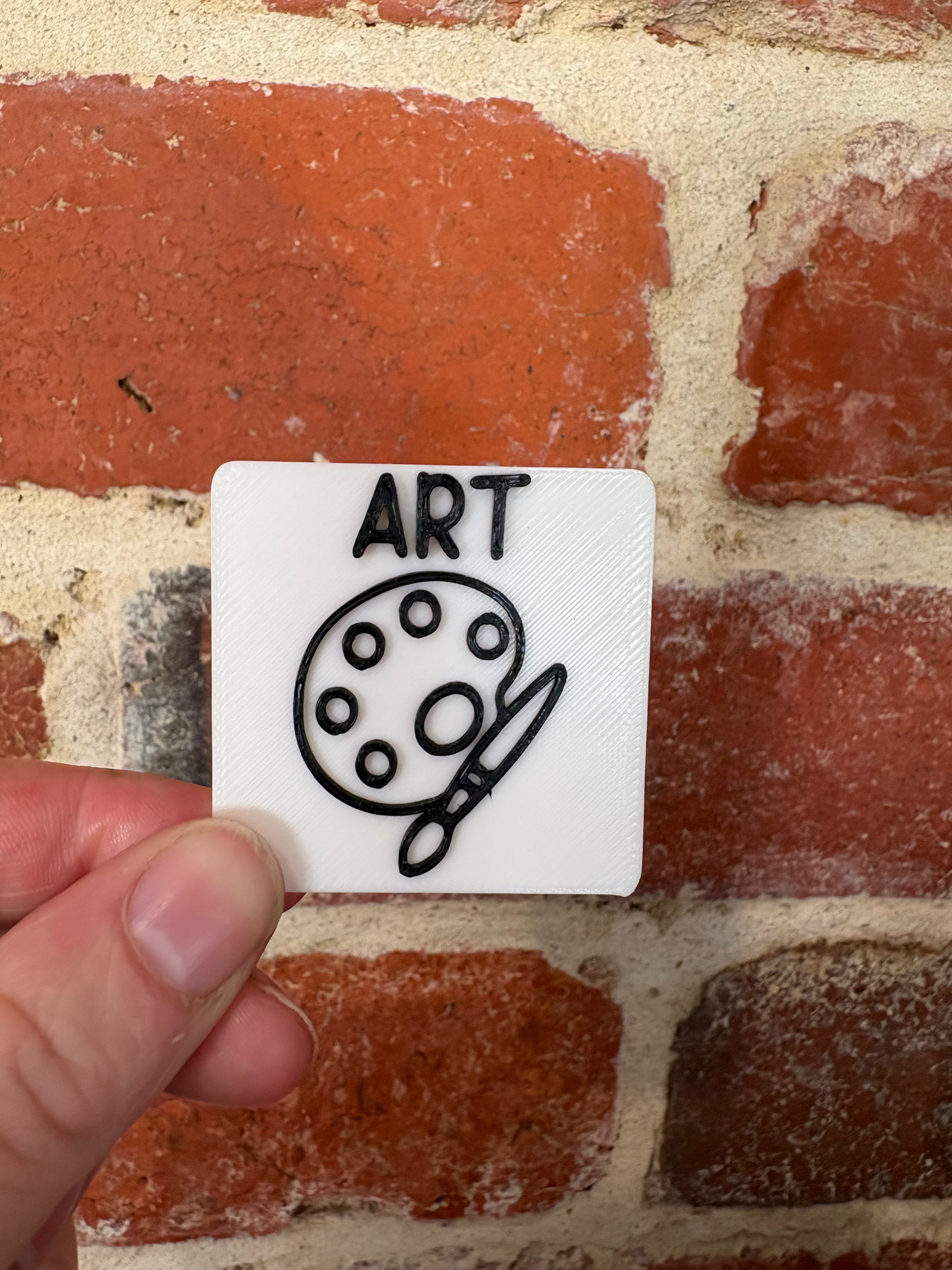 Art Tile for First Then Board