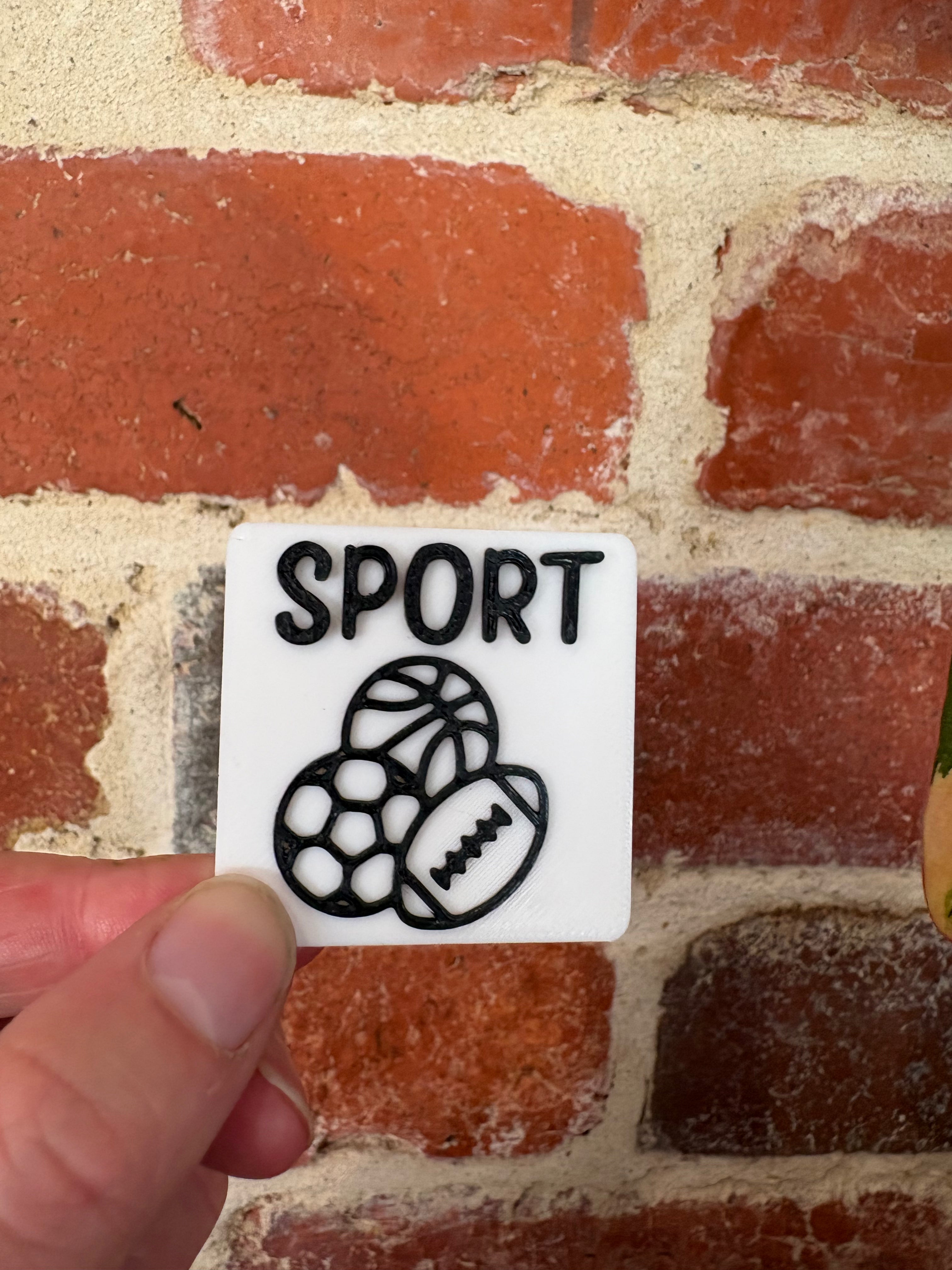 Sport Tile for First Then Board