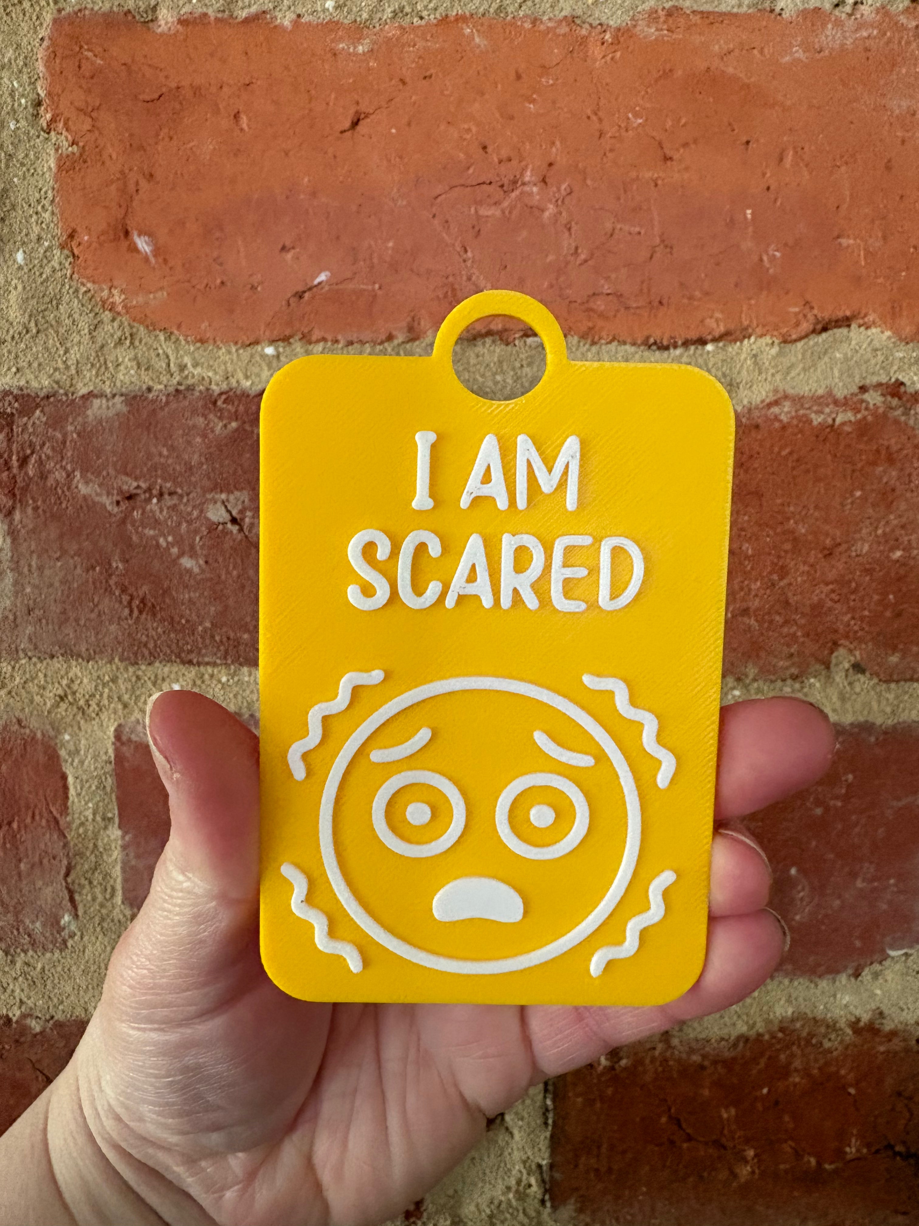 Scared Individual TALKIES Card