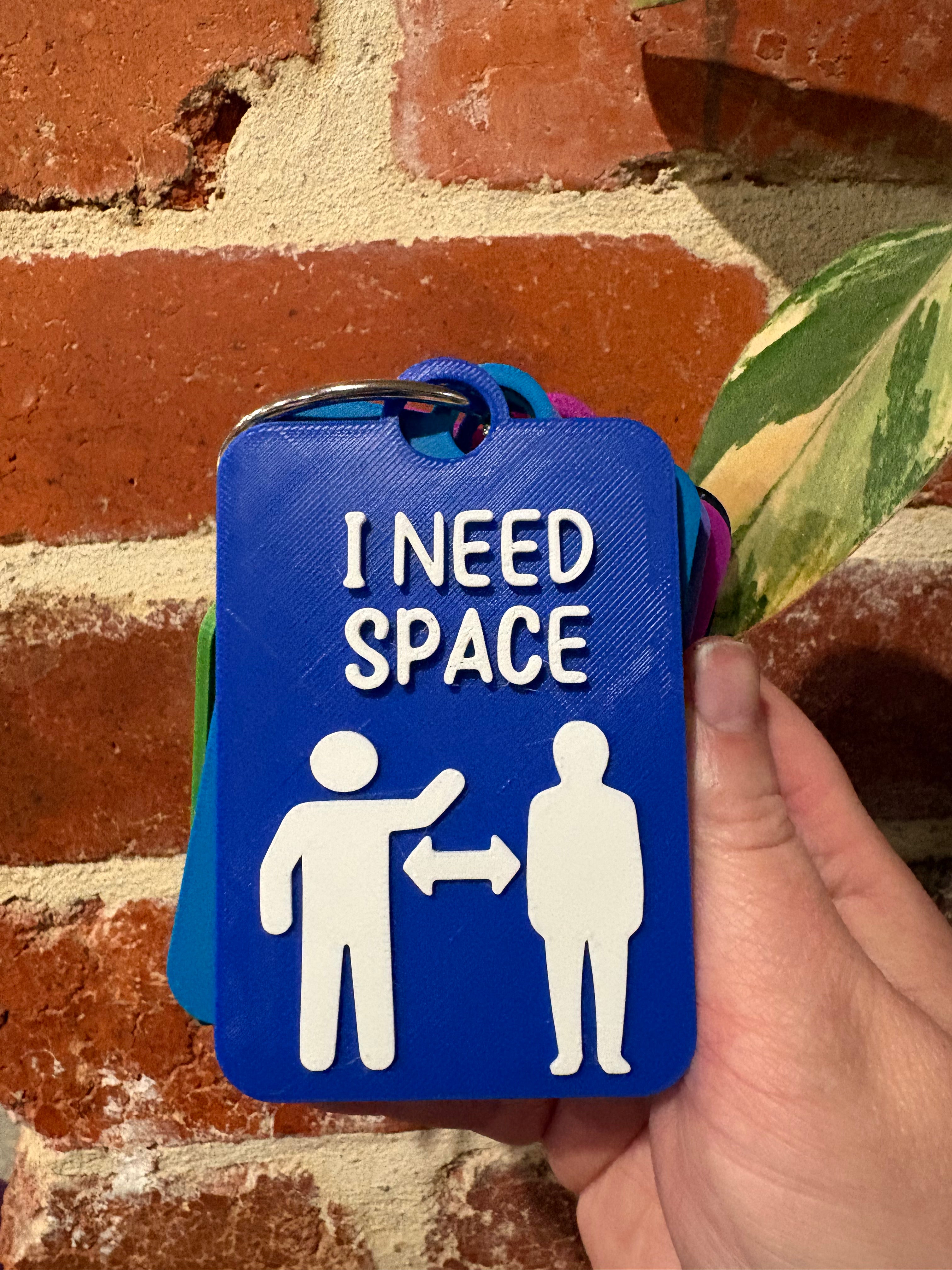 I Need Space Individual TALKIES Card