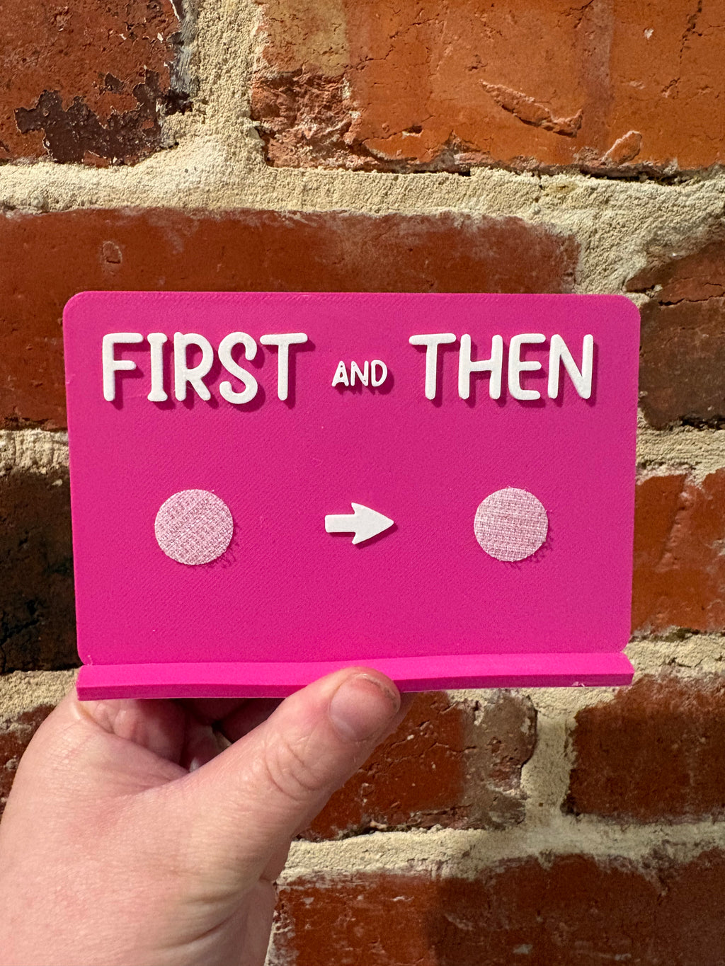 First and Then Individual Board (No Tiles)