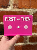 First and Then Individual Board (No Tiles)