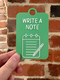 Write A Note Individual TALKIES Card