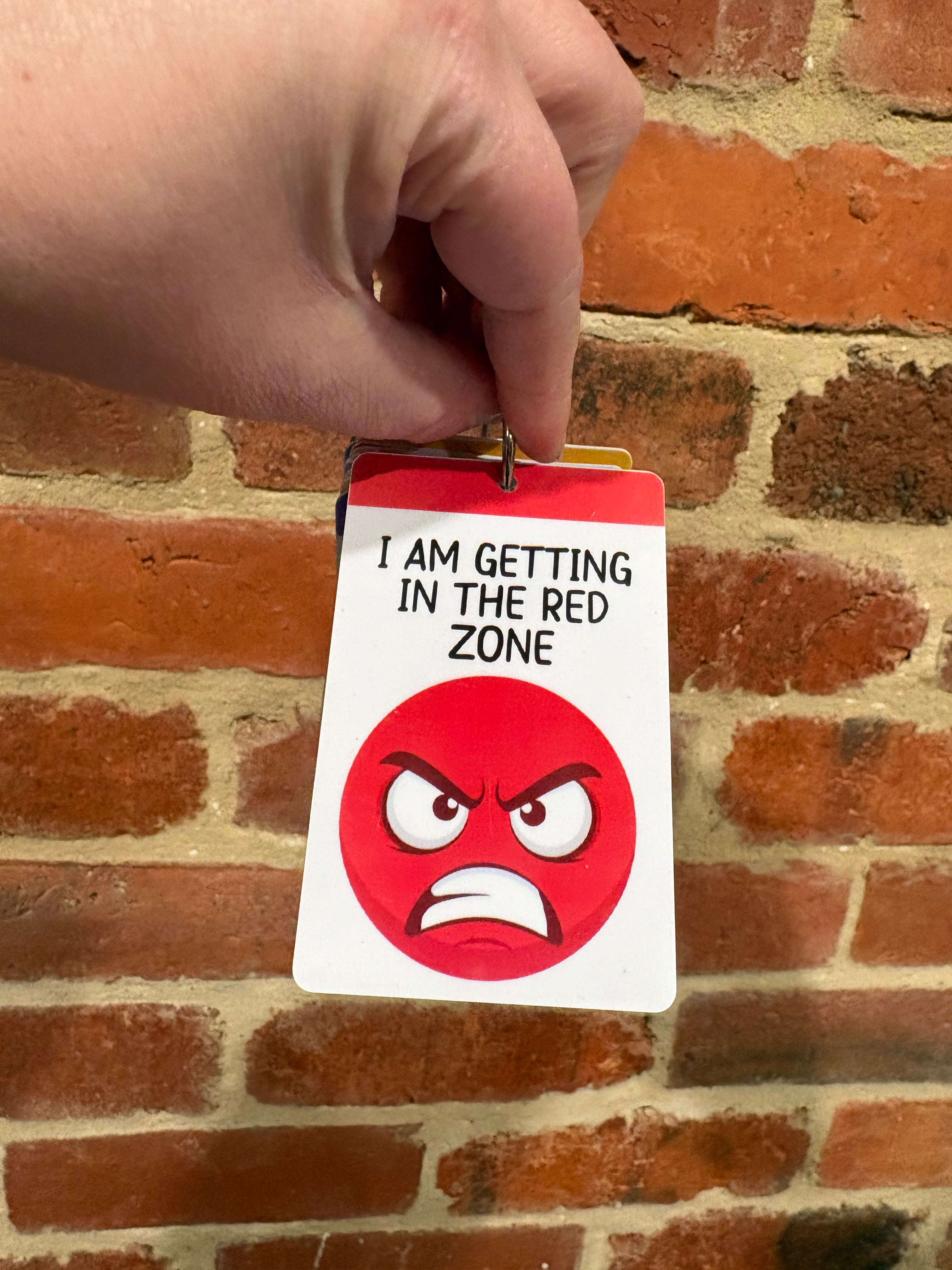 I Am Getting In The Red Zone PVC Plastic Individual TALKIES Card