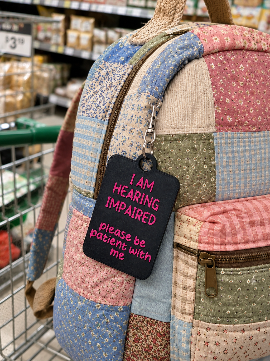 Hearing Impaired Talkies Awareness Tag