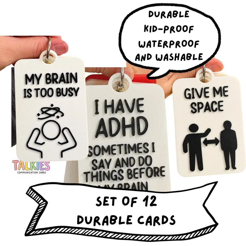 ADHD Talkies Set of 12 Cards