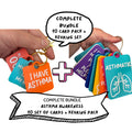 Asthma Bundle Talkies Set of 10 Cards + Keyring Awareness Tags