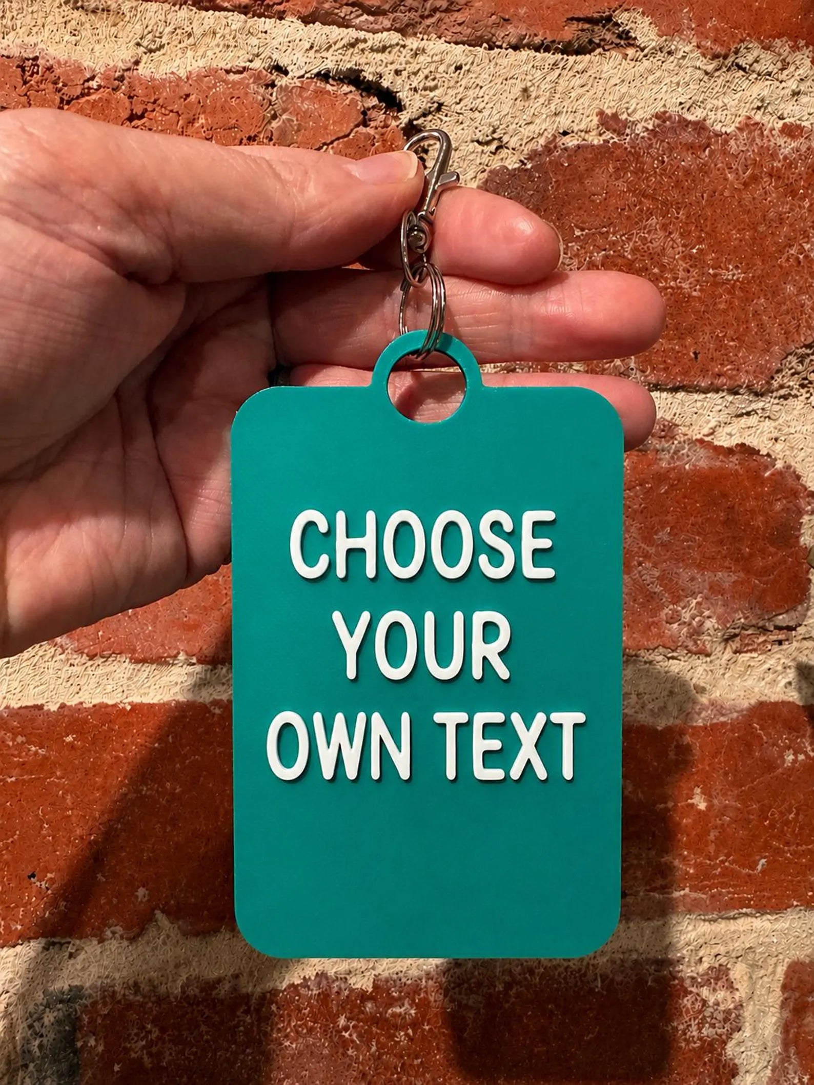 Custom Text TALKIES Tag