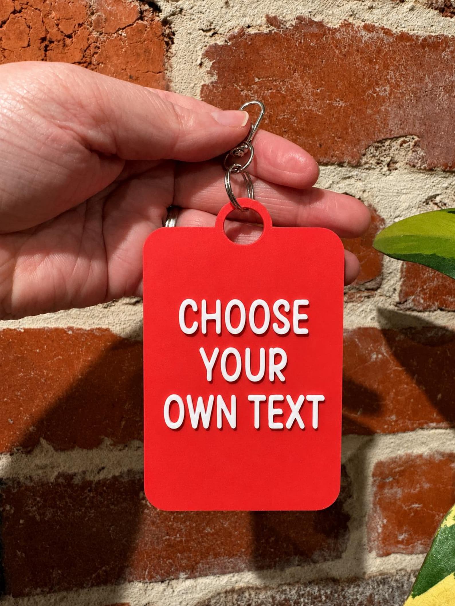 Custom Text TALKIES Tag