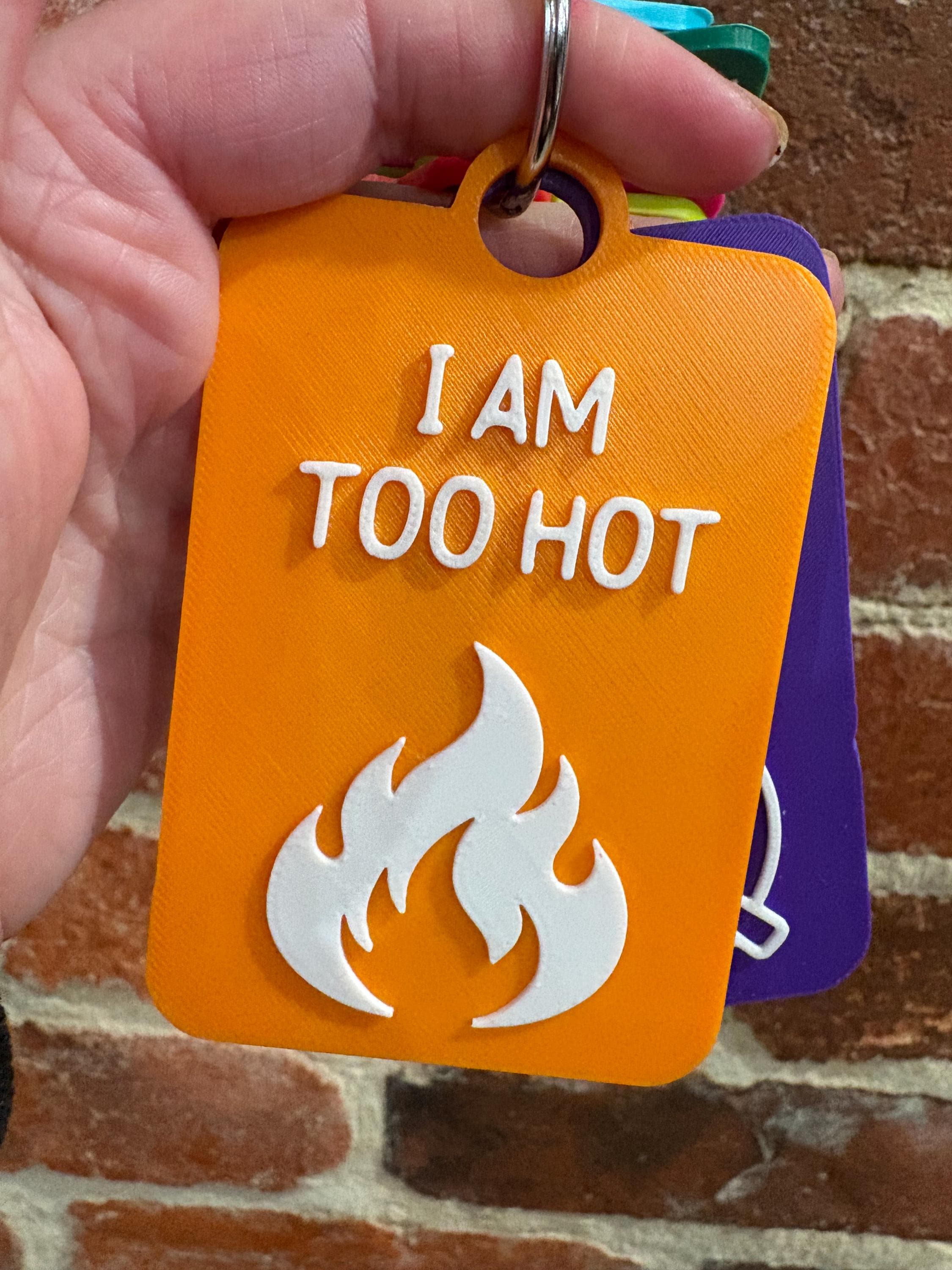 I Am Too Hot Individual TALKIES Card