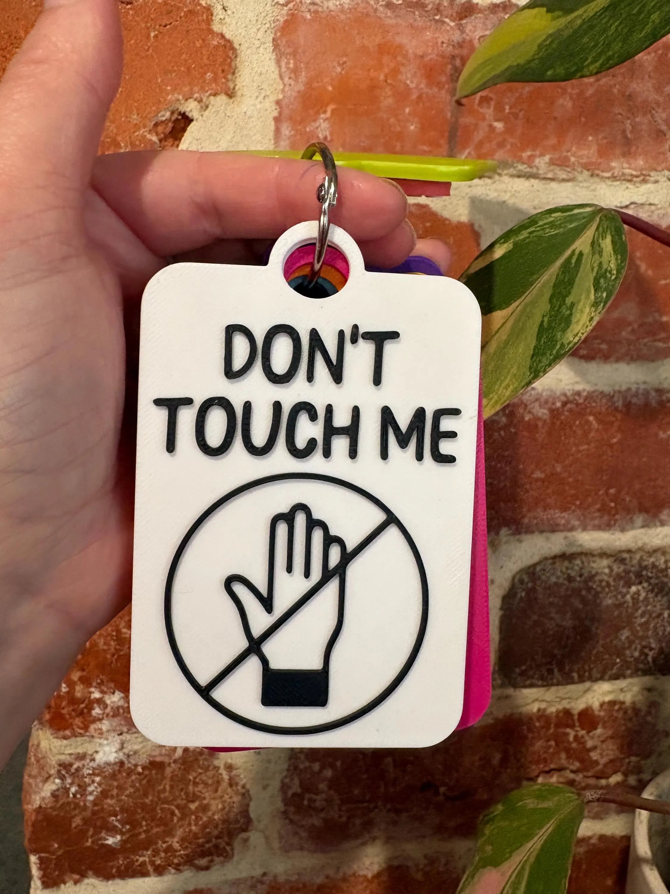 Don't Touch Me Individual TALKIES Card
