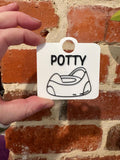 Potty Toilet Training and Awareness Individual TALKIES Card