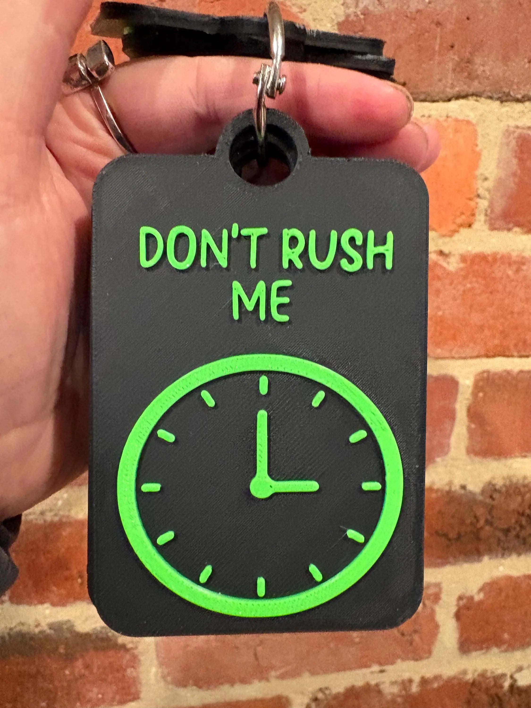 Don't Rush Me Individual TALKIES Card