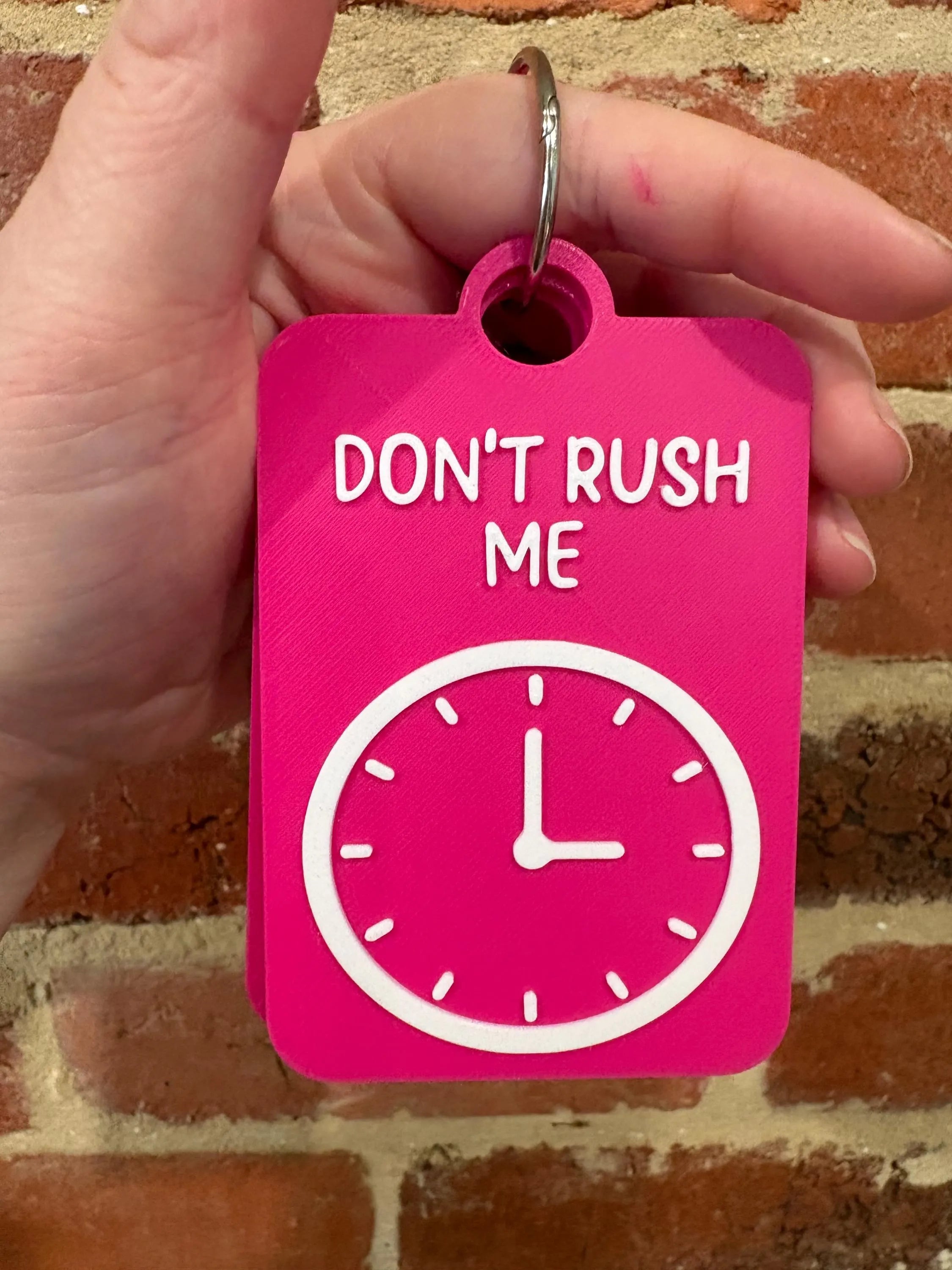 Don't Rush Me Individual TALKIES Card