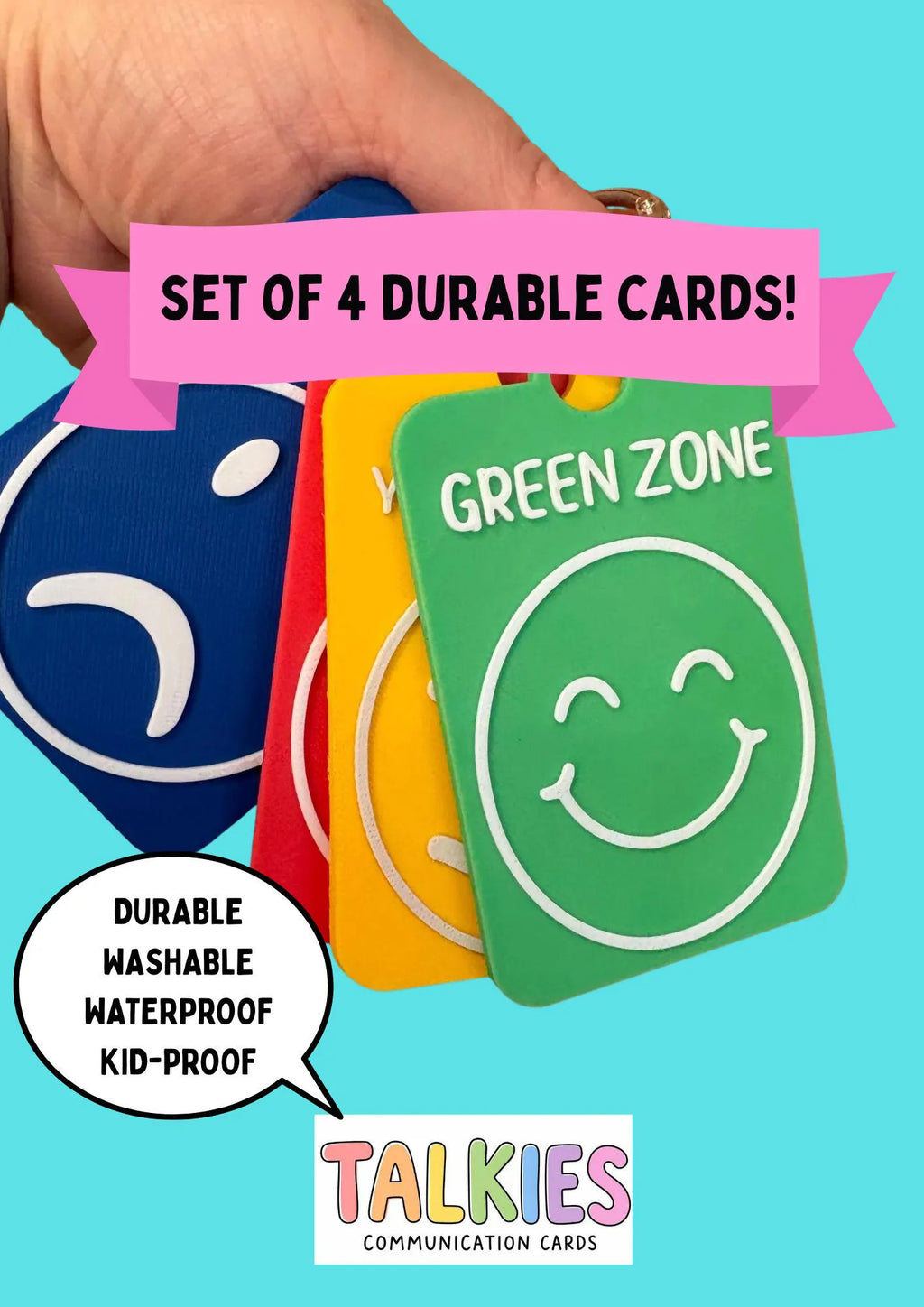 Emotion Zones Talkies Set of 4 Cards