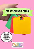 Traffic Light Talkies Set of 3 Cards