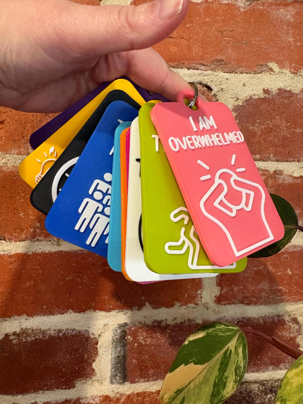 Overwhelm/ Sensory Overload Set of 10 TALKIES Cards