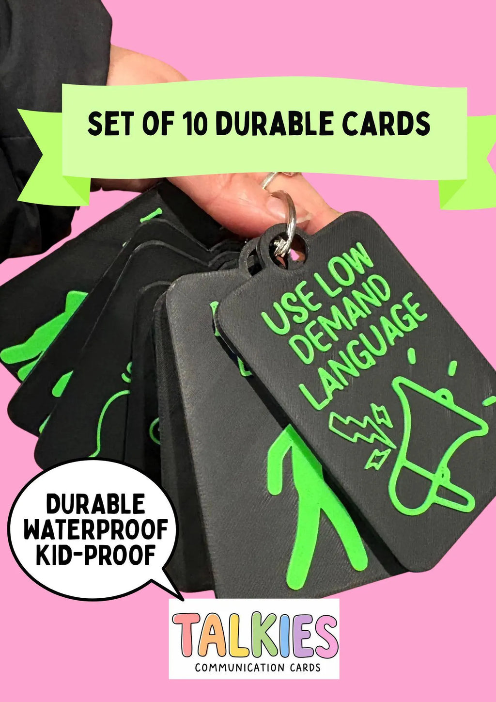 'Pathological Demand Avoidance (PDA)' Talkies Set of 10 Cards
