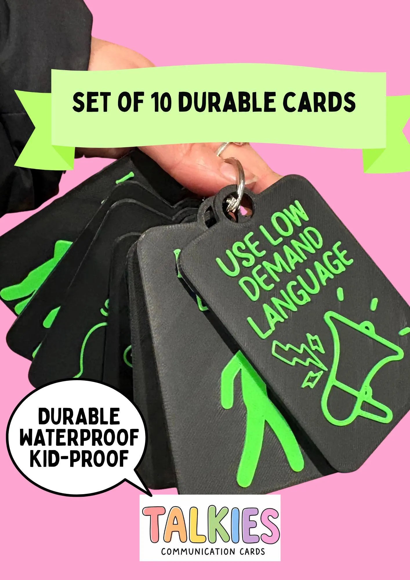 'Pathological Demand Avoidance (PDA)' Talkies Set of 10 Cards