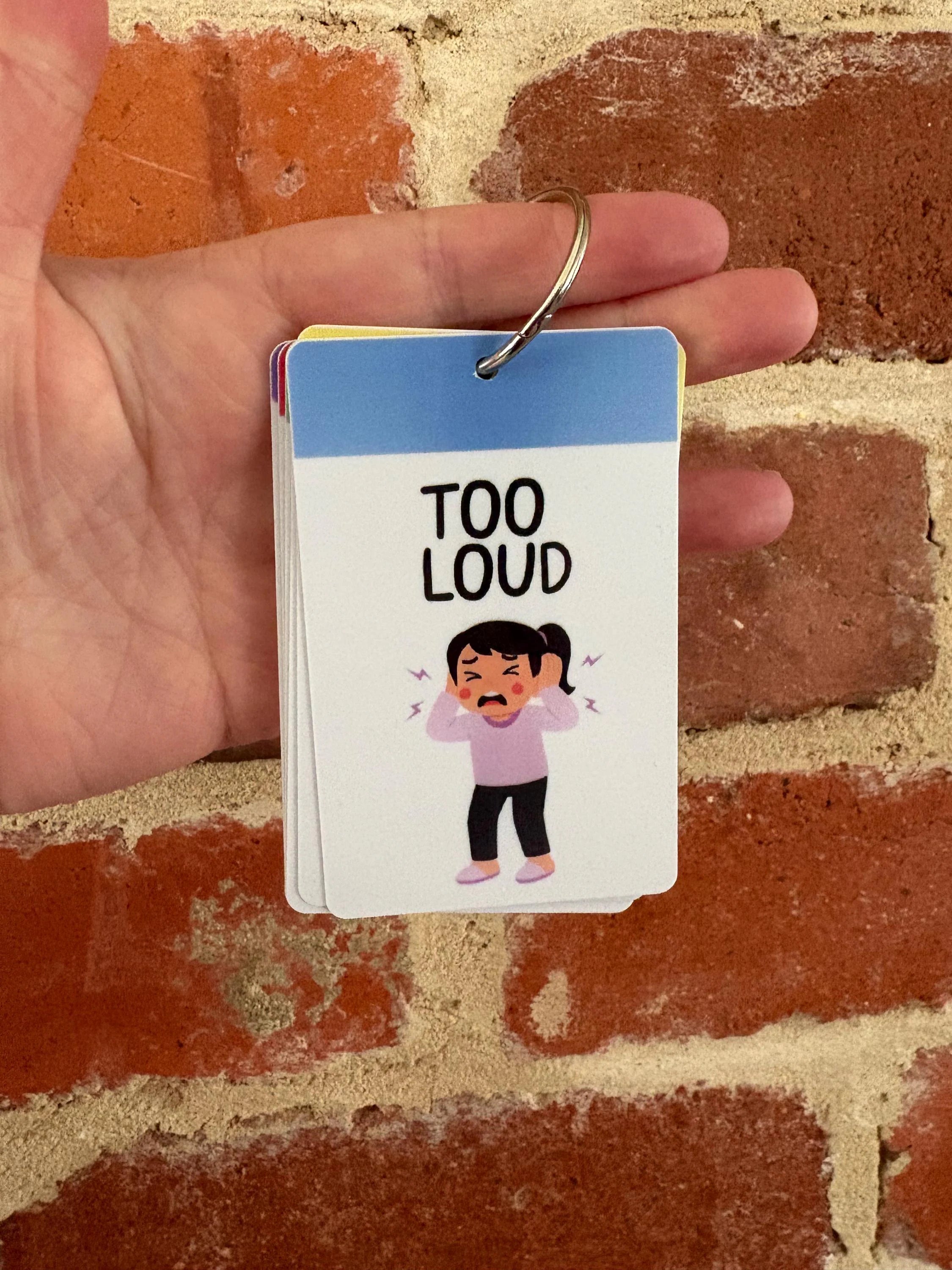Too Loud PVC Plastic Individual TALKIES Card
