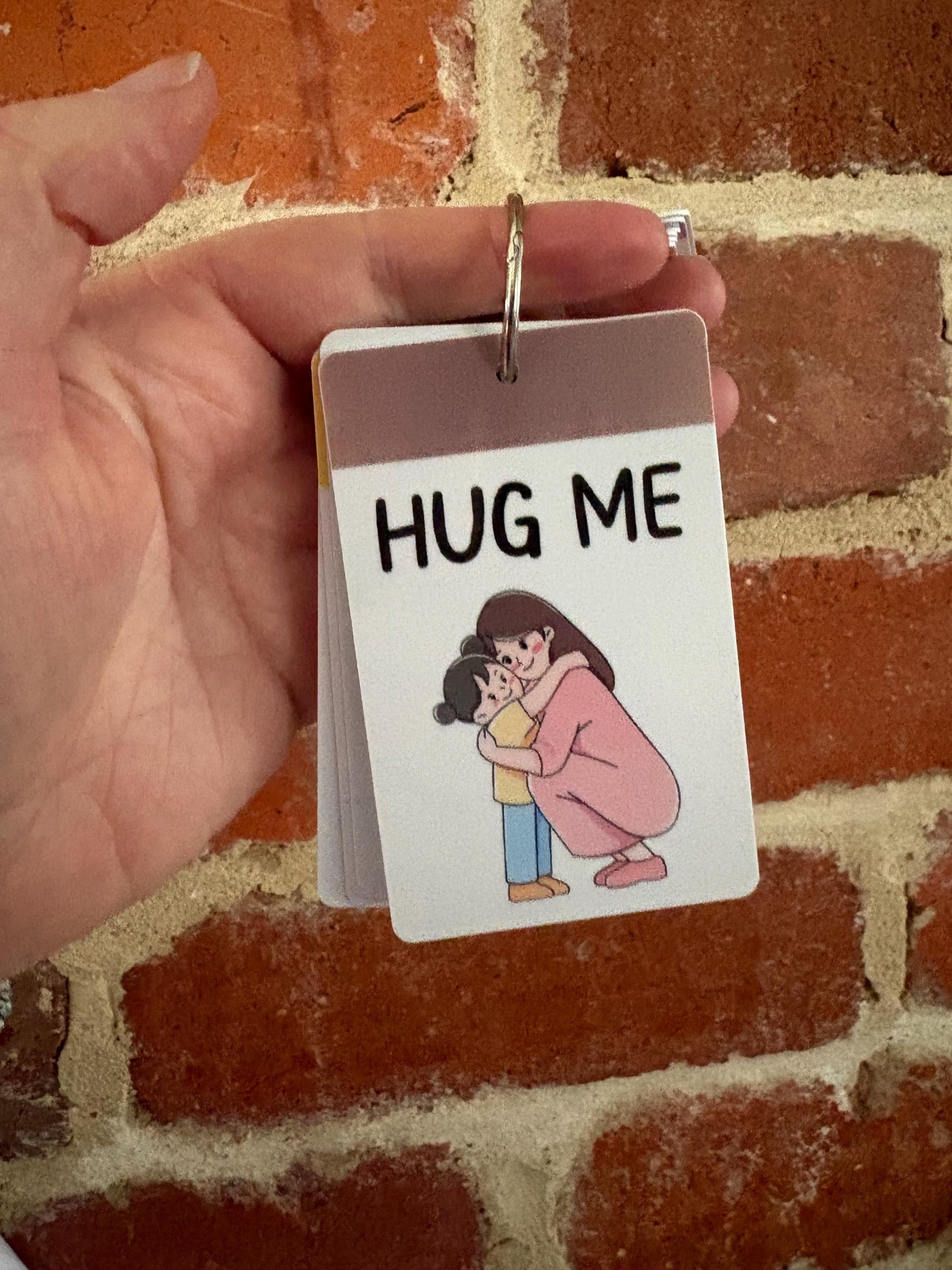 Hug Me PVC Plastic Individual TALKIES Card