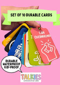 Overwhelm/ Sensory Overload Set of 10 TALKIES Cards