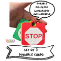 Stop, Go, Slow Down Talkies Set of 3 Cards