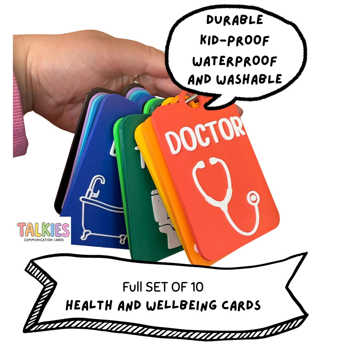 Health and Wellbeing Talkies Set of 10 Cards